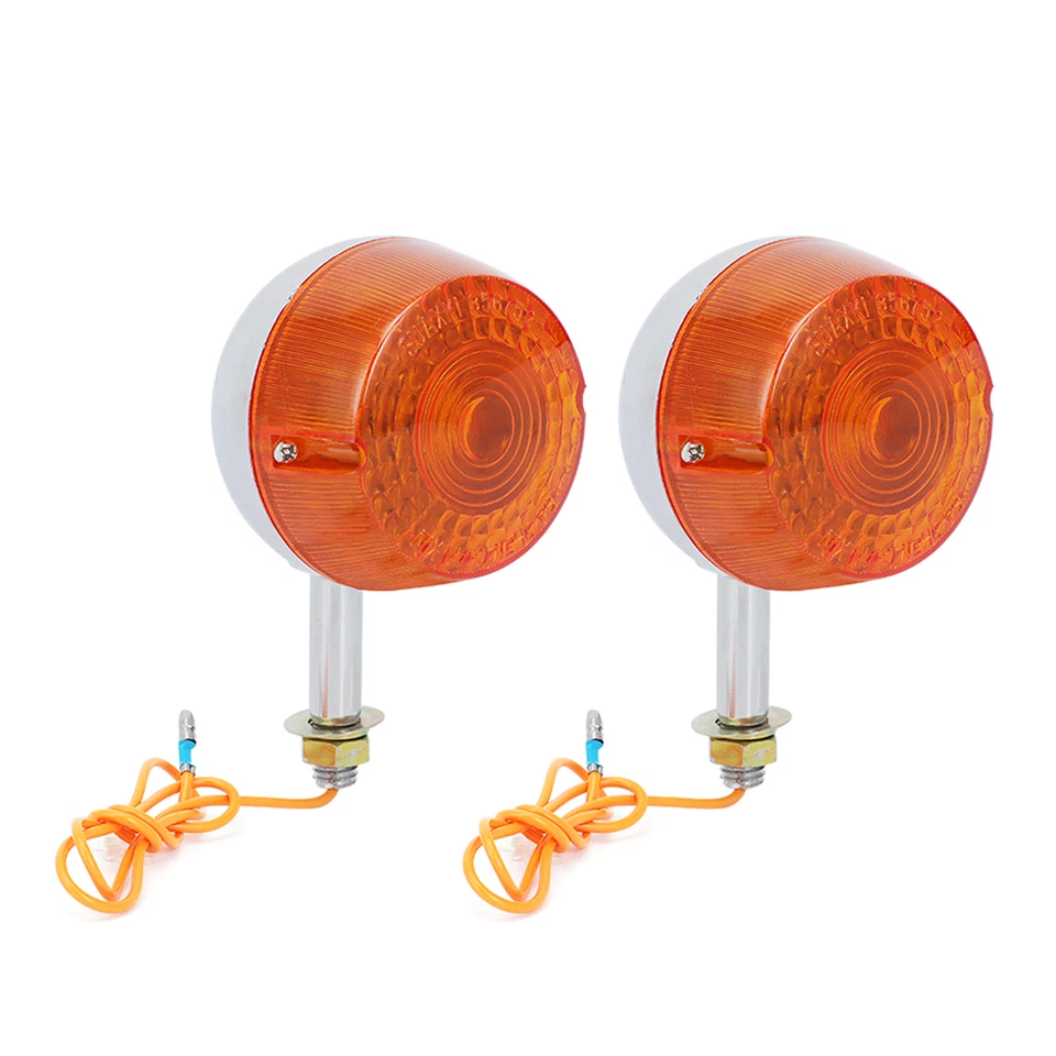 Par PARA Suzuki FA50 FA50x Shuttle Scooter 1980-1991 Indicador de señal de giro ámbar Foto 2 de 4