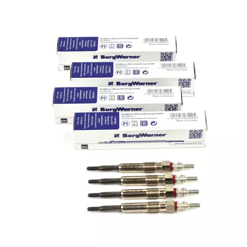 4x Beru Glow Plug GE100 For VW Audi Seat Skoda 1.9 2.0 TDI SDI N10591602