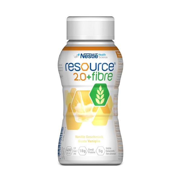 Nestlé Health Science Resource 2.0 + Fiber Vanilla Beverage Angereichert Mit FOS-image