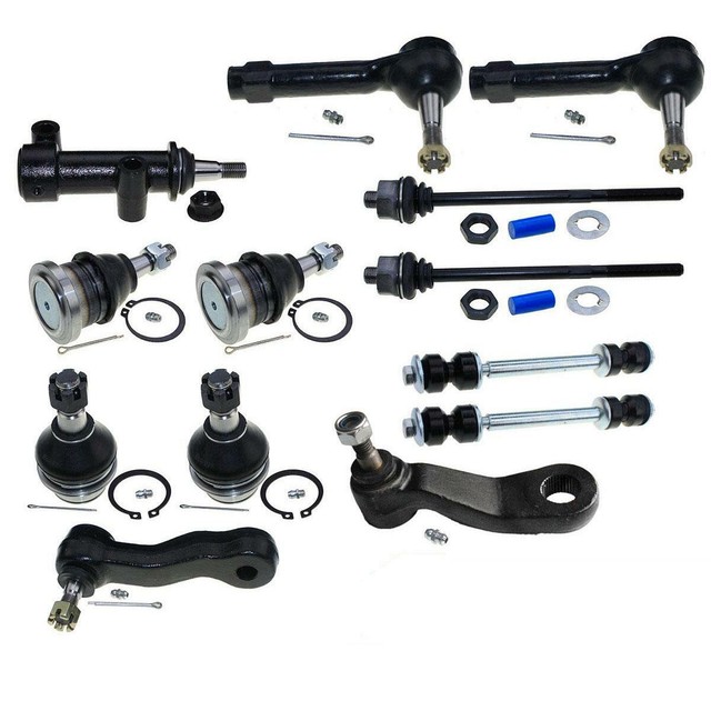 13 Complete Suspension Ball Joint Tie Rod Ends for Chevy Silverado 1500