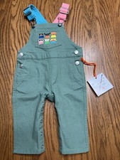 New Christian Robinson Baby Infant Size 6 9 Months Bib Overalls Pants