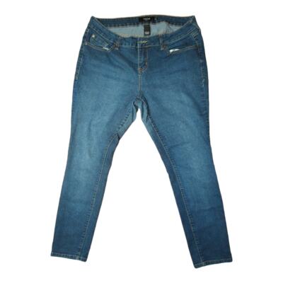 Torrid Dark Wash Skinny Jeans Size 14 Short Petite