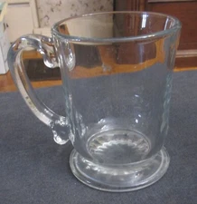 Single Beer Mug with Handle 16 oz - Large Heavy, Drinking Glass, Sports, Bar