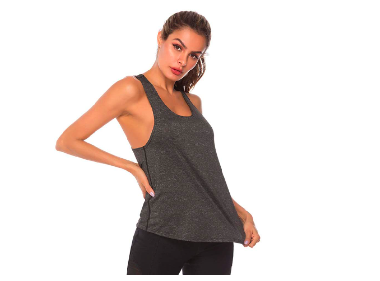 Canotta Top donna canottiera vogatore aderente sport fitness