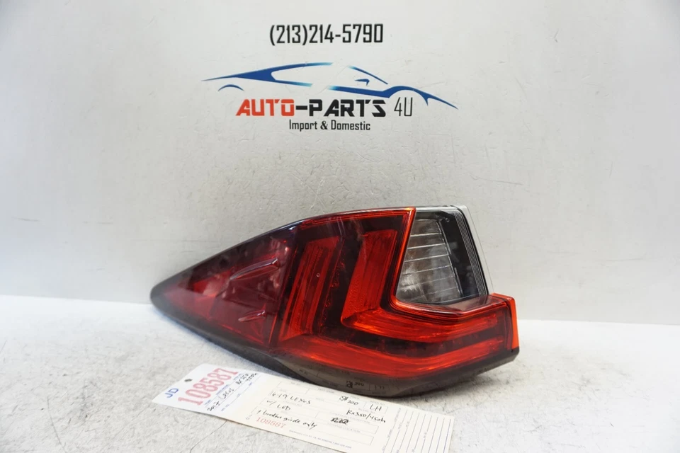 Luz trasera LED LEXUS RX350 RX 450h 2016-2019 conductor izquierdo fabricante de equipos originales 2017-2018 JD108587 Foto 2 de 4