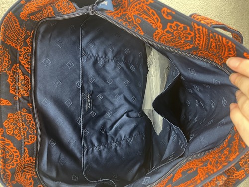 Vera Bradley Collegiate Collection Large Tote Syracuse University V3 - Picture 5 of 9