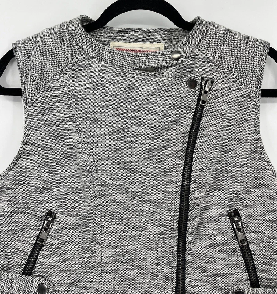 Chaleco Cartonnier Asimétrico Cremallera Acolchado Forrado Talla Pequeña Moto Foto 2 de 4