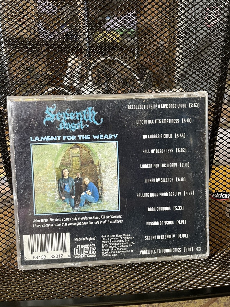 SEVENTH ANGEL - Lament For The Weary - (CD, 1991, Edge Music