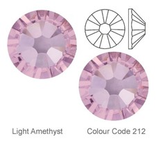 SWAROVSKI Crystals Light Amethyst Foiled Flat-Back 2058* All Sizes CLEARANCE