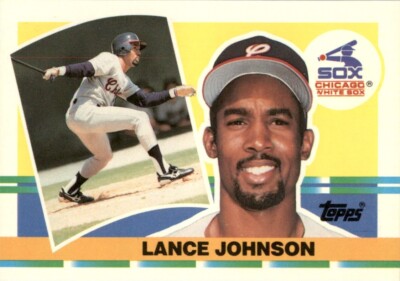 1990 Topps Big Lance Johnson Chicago White Sox #274