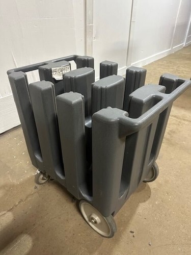 "CAMBRO DC700" H.D. COMMERCIAL PLATE HOLDER/DISPENSER/CARRIER POLY CART/CADDY
