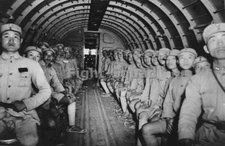 WW2 Picture Photo Allied Chinese soldiers in an American Airplane go to War 3511