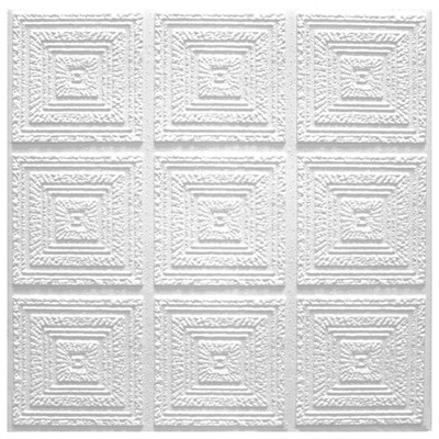 20 qm Deckenfliesen Deckenplatten Dekorplatten Styropor formfest