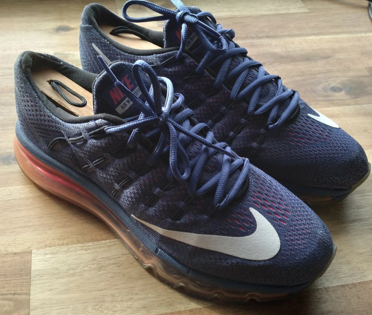 NIKE Air Max 2016 Womens Size 9 Running Shoes 806772 502 Purple