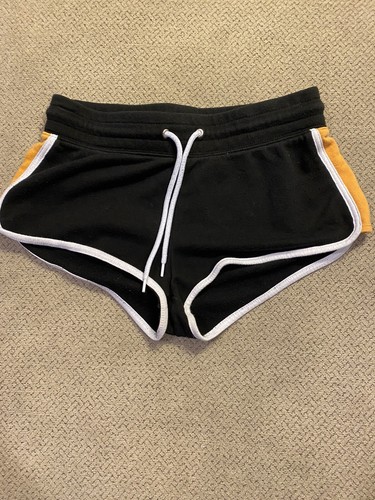 Womens H\u0026M Divided Sweat Shorts Black 