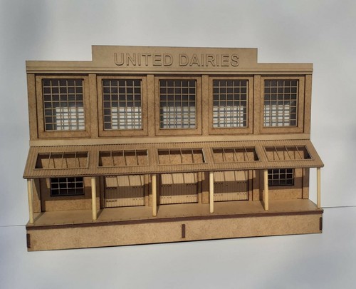 Dairy Creamery Low Relief Scratch Aid Layout Kit 00 Gauge 4mm Model Railway - Picture 3 of 6