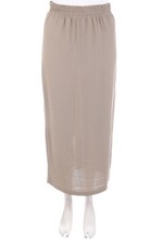 ROSA RONSTEDT Midi Skirt Slit D 36 olive brown