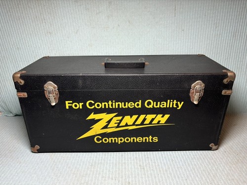 EC Vintage Zenith Televisión TV Radio Tubo Reparador Piezas Herramientas Reparación Caja EC