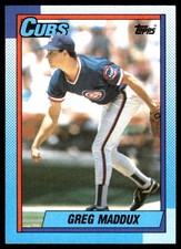 Greg Maddux 1990 Topps #715 Chicago Cubs MLB READ FREE SHIPPING AutographDen