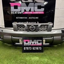 NISSAN X TRAIL 2003-2007 COMPLETE/FOGS/GRILLS GENUINE FRONT BUMPER IN GREY