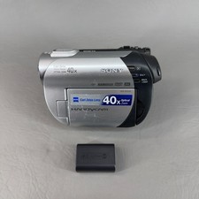 Sony Handycam DCR-DVD108 Digital Camcorder Carl Zeiss 40x Lens w/ Battery Tested