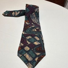 Vintage Bally Neck Tie Mens One Size Designer 100% Silk Made In USA