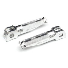 For Kawasaki GPZ 750 85-87 86 SHINOBI Rider Front Pegs Silver