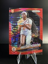 2025 Panini WNBA Prizm Aneesah Morrow Red Pulsar Prizm /299 Sun