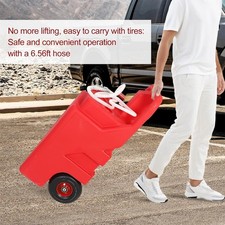 32 Gallon Fuel Caddy Tank with 3.2GPM Transfer Pump for Gasoline,Diesel,DEF,Urea