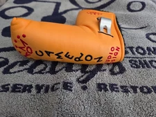 Rare Scotty Cameron Studio Design Yellow Putter Headcover blade Head cover⛳⛳⛳