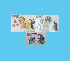 My Little Pony Tattoos Temporary Rainbow Dash Fun Tats Sticker Apple Jack Trixie