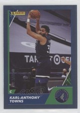 2021 Sticker & Card Collection Light Blue Foil 13/50 Karl-Anthony Towns #39 0i5i