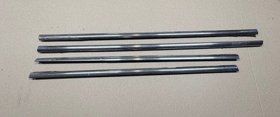 2007-2014 Edge MKX Door Window Trim Chrome Stripe Glass Seal Swipe Set of 4