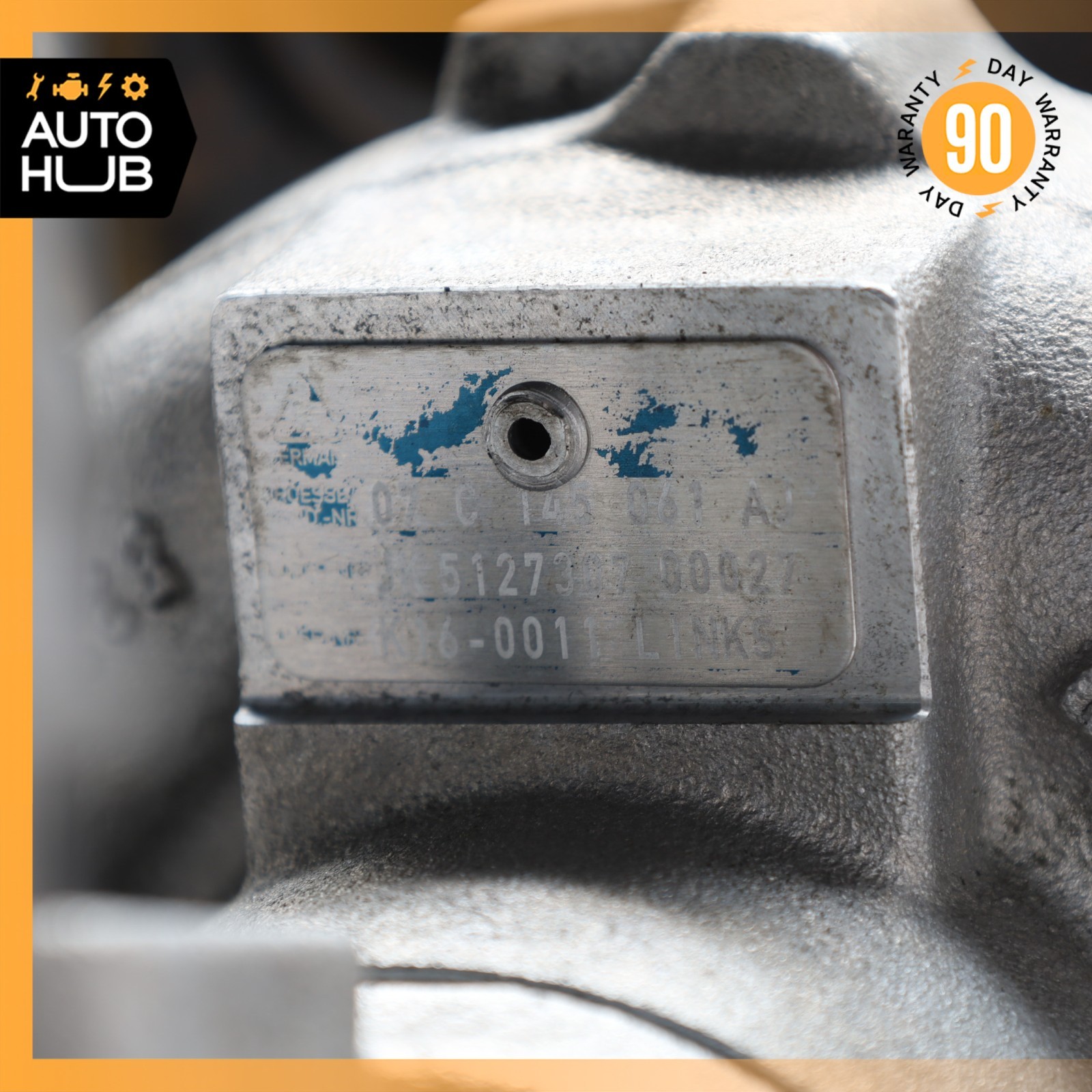 Bentley Continental GT GTC 6.0L W12 Turbocharger Turbo Left Side OEM 87k