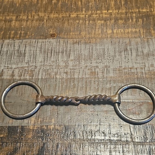 Cowboy Tack Medium Twisted Wire Snaffle Bit