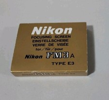 Nikon Focusing Screen Type E3 For FM3A - New In Open Box
