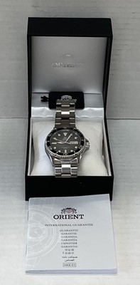 Orient Kamasu F692-UAV0 Automatic 41mm Brown Dial Day-Date Diver Watch NIB