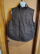 Lee Sherpa Fleece Lined Workwear Men's Full Zip Vest XL EUC