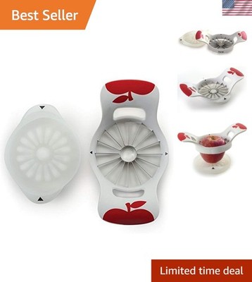 Elegant Grip-Ez 16-Slice Fruit Cutter with Santoprene Grip - Dishwasher Safe