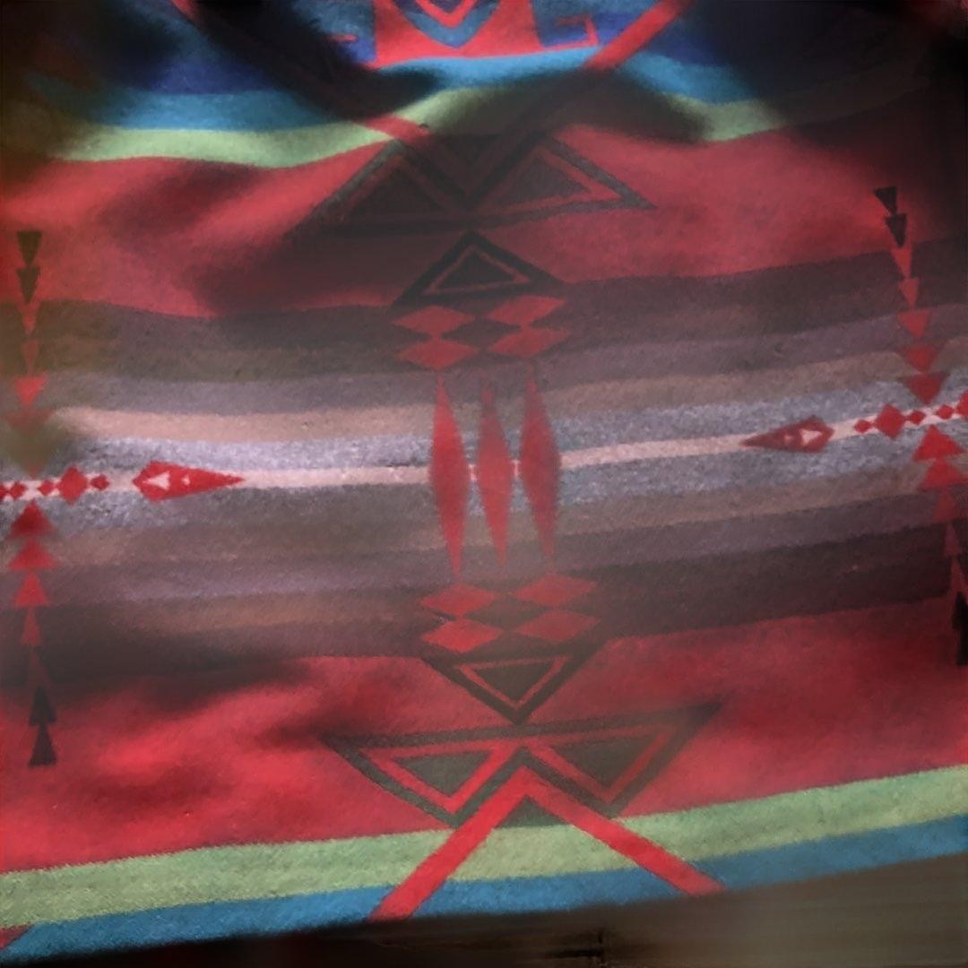 Pendleton Wool Coat 40 Geometric Pattern Multi-Co… - image 12