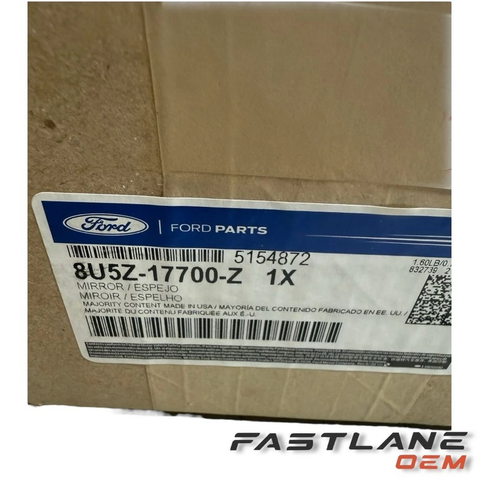 MONTAJE DE ESPEJO RETROVISOR ORIGINAL FORD - VISTA TRASERA - INTERIOR NUEVO OEM 8U5Z-17700-Z Foto 4 de 4
