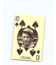 1980's Unbranded Reprint 1927 Playing Cards W560 Reprint Jesse Haines