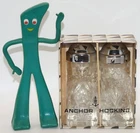 Vintage NIB Anchor Hocking Cut Starburst  Star Salt & Pepper Shakers