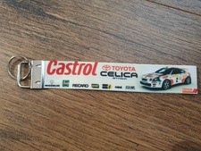 TOYOTA CELICA CASTRL MOTOR OIL ADVERT RALLY CAR CUSTOM RACING  Keyring Key Fob