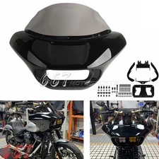For Harley Street Bob FXBBS FXBB 2018-2025 Front Fairing Windshield & Mount Kit