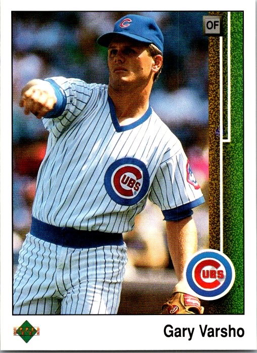 1989 Upper Deck Gary Varsho RC 321 Chicago Cubs