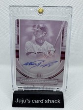 2023 Topps Tribute Nomar Garciaparra Auto #TA-NGA Magenta Printing Plate 1/1