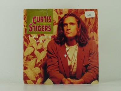 CURTIS STIGERS I WONDER WHY (37) 2 Track 7'' Single including Picture Sleeve ARIS
