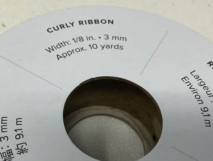 Cinta rizada de 1/8" ¡Stampin' Up! ROJO REAL 10 yardas 150426 Foto 3 de 3