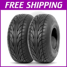 Mini Bike ATV Tires 145/70-6, 4PR, Tubeless, Pack of 2